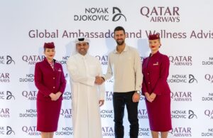 Qatar Airways Ambassador Announces Novak Djokovic as Global Brand Ambassador and Wellness Advisor Qatar Airways Brand Ambassador Novak