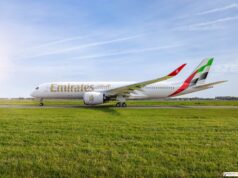 Emirates is set to introduce its A350 service to Edinburgh starting on 3 January Emirates introduce A350